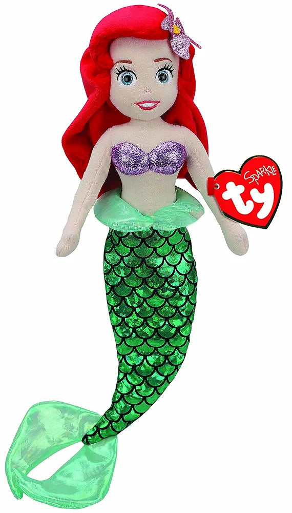 Ty Disney Princess Ariel plush doll. (Condition 8/10)
