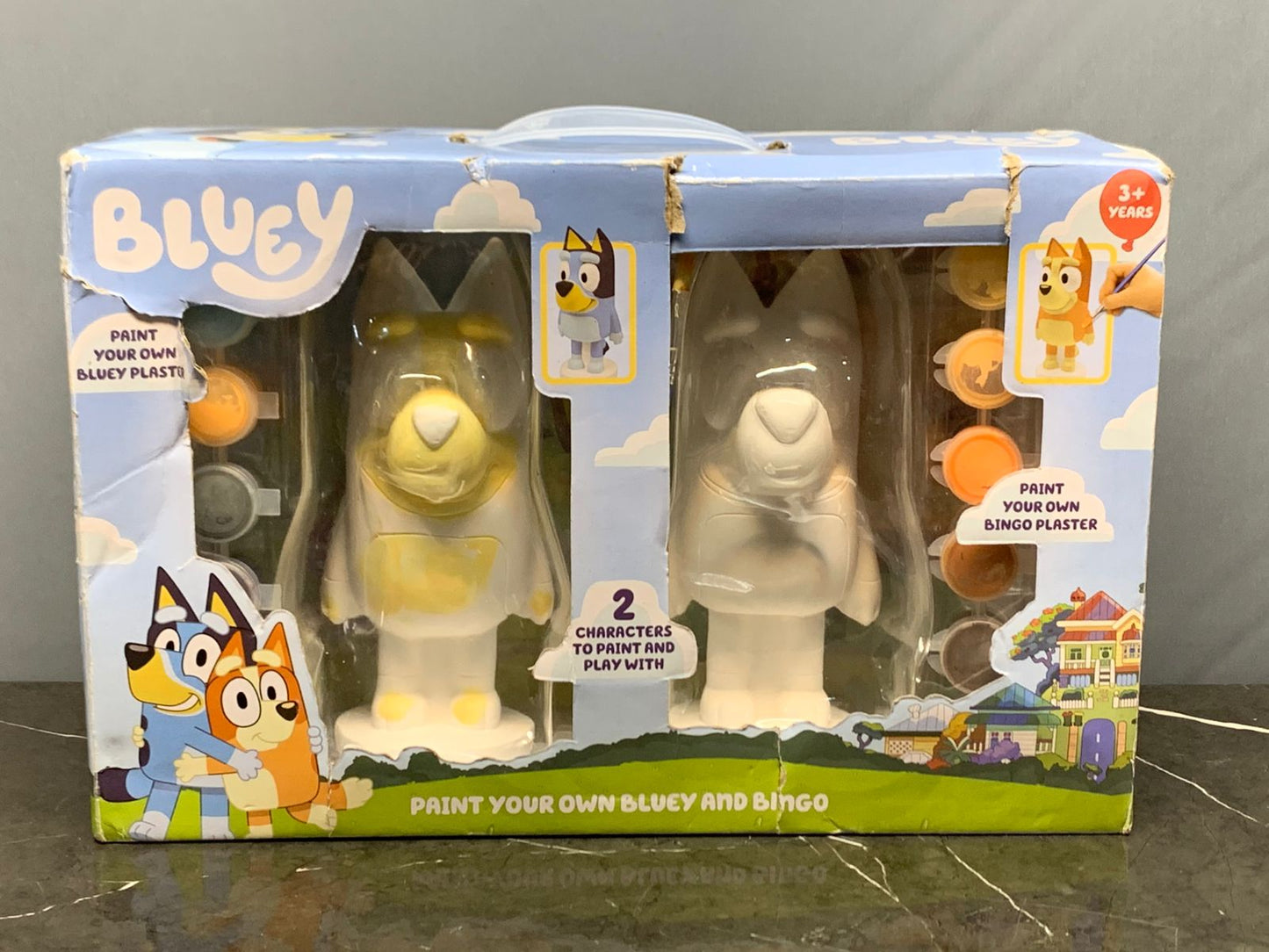 Bluey Paint Your Own Bluey & Bingo Activity Set