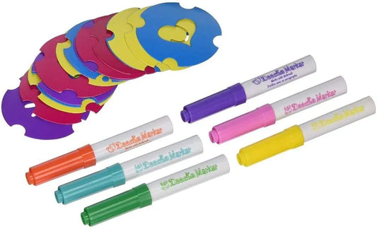 Doodle Bear The Original Washable Marker Set with Stencils.