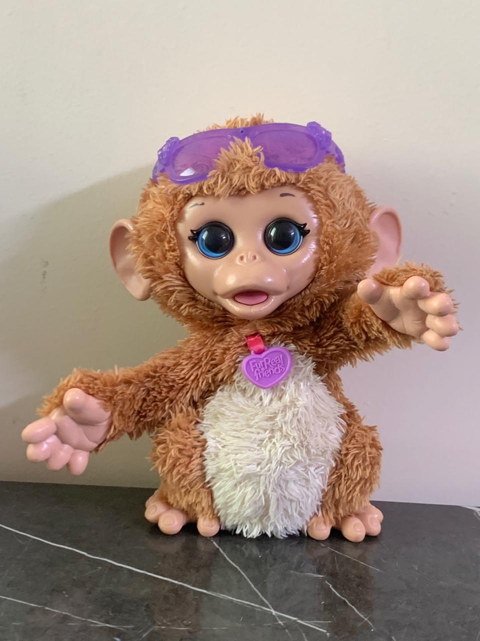 FurReal Friends Baby Cuddles My Giggly Monkey Pet. SKU:BXL-049