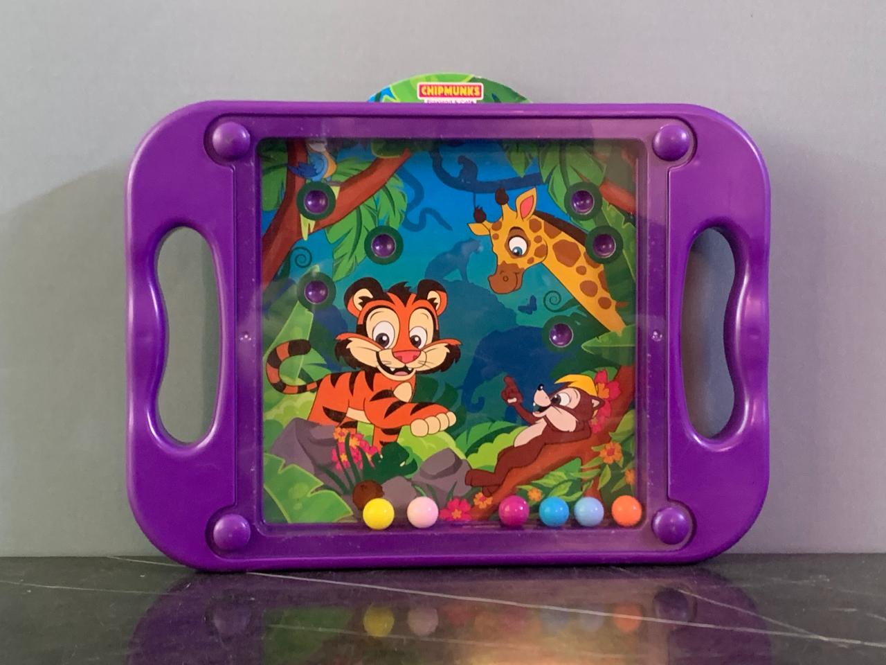 Chipmunks brand ball balance maze game. SKU:BXL-117.