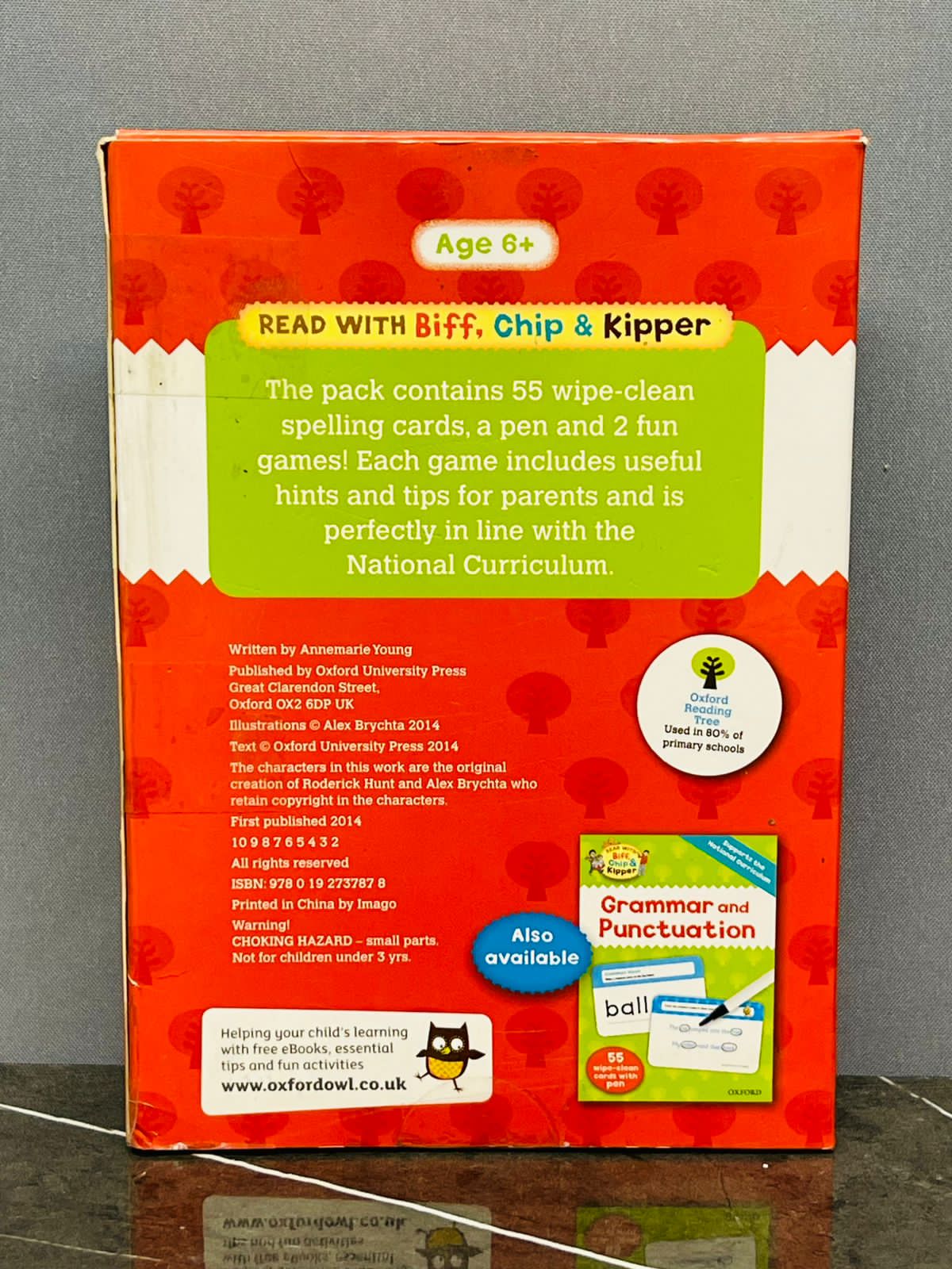 Oxford Reading Tree Read with Biff, Chip and Kipper: Spelling Games Flashcards (53 cards)