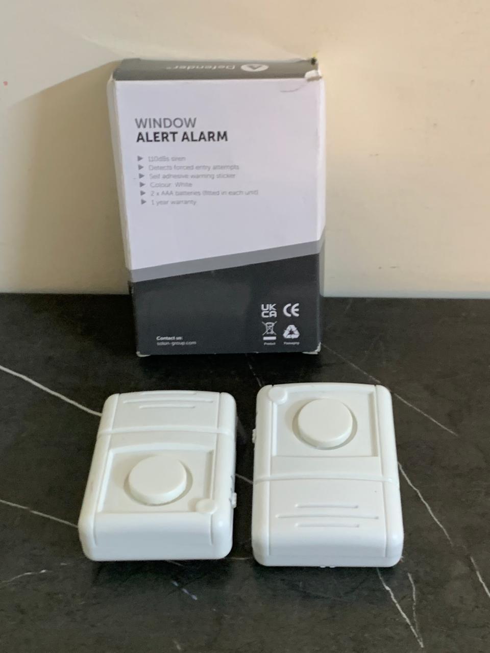 Defender Window Alert Alarms. (2 pack) SKU:BXL-054