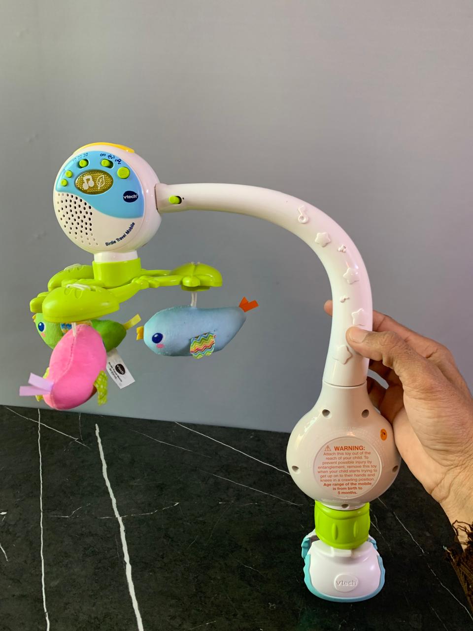 VTech Soothing Songbirds Travel Mobile. SKU:BXL-804 (Rs 450 advance)