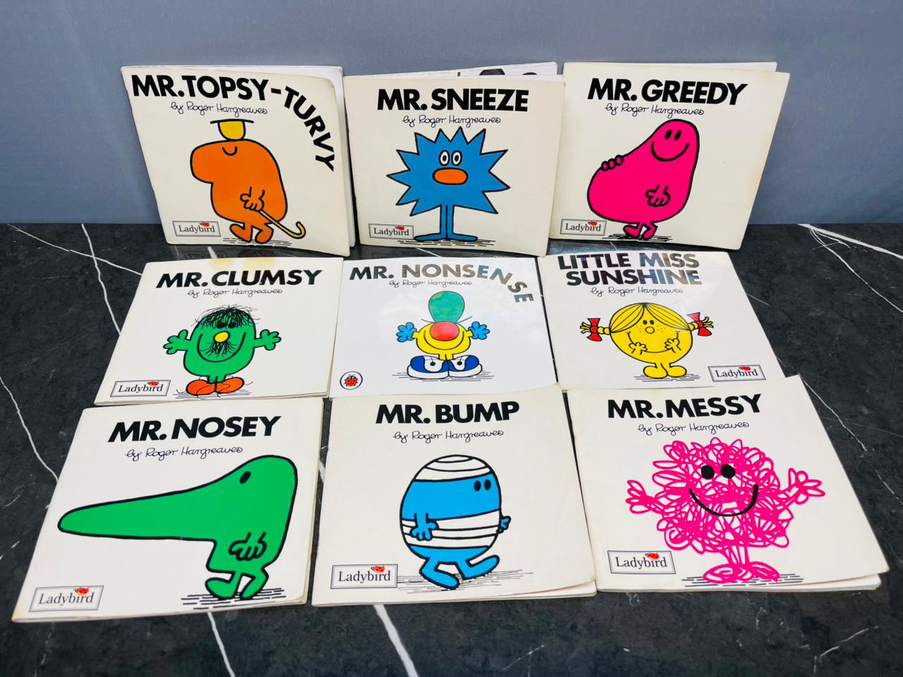 Men and Little Miss series Books (Set of nine)
