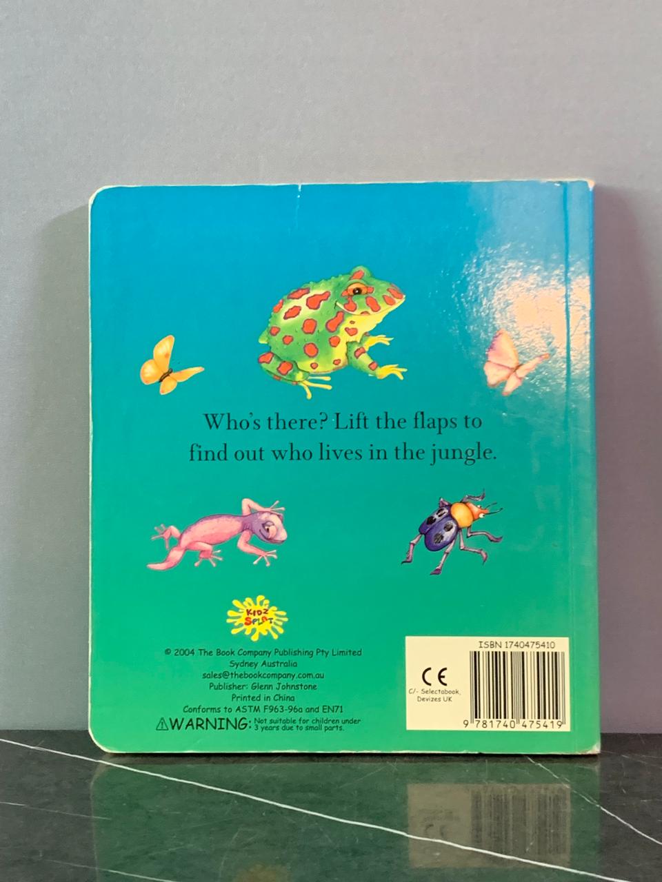 Who's There? In the Jungle," Board Book.