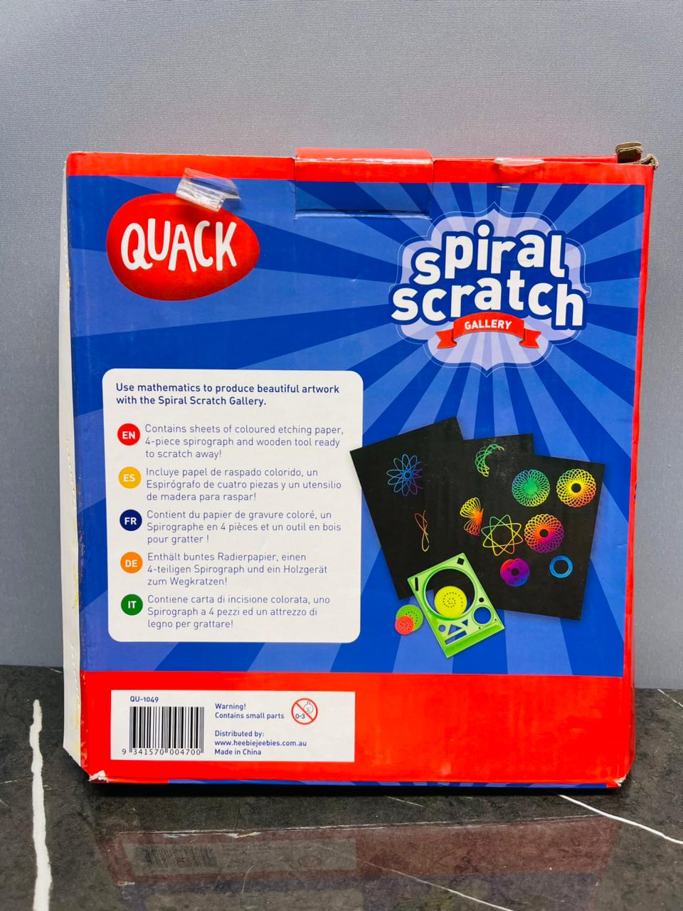 Quack- Spiral Scratch Gallery