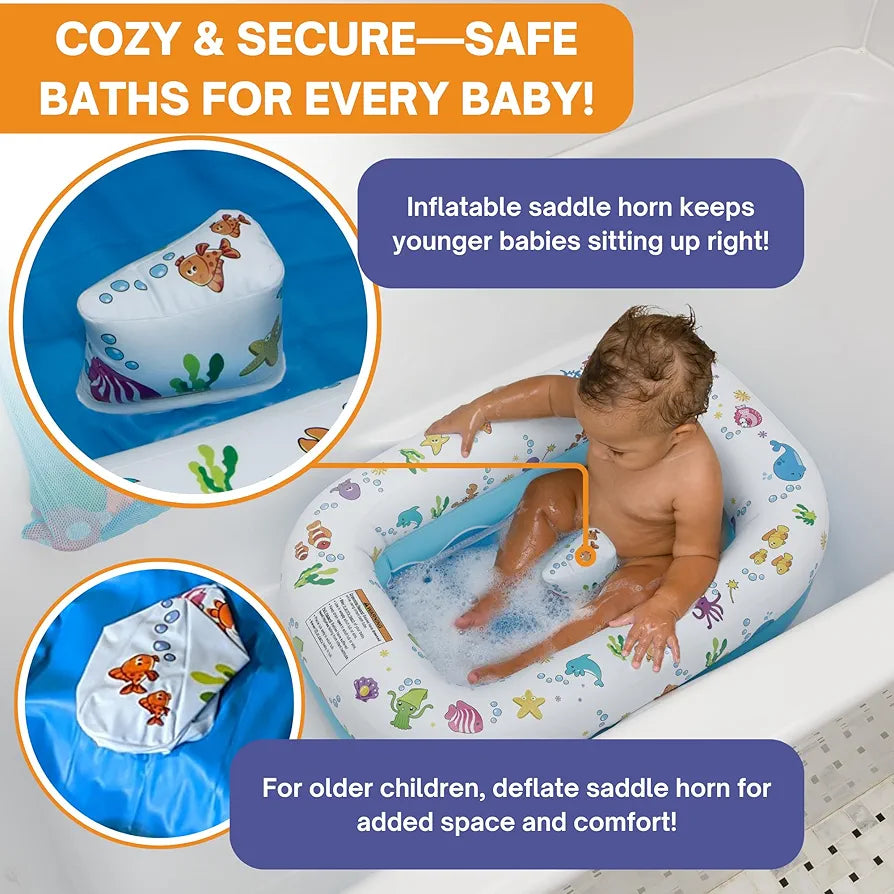"Mommy's Helper Under the Sea Inflatable Tub". (400 advance)