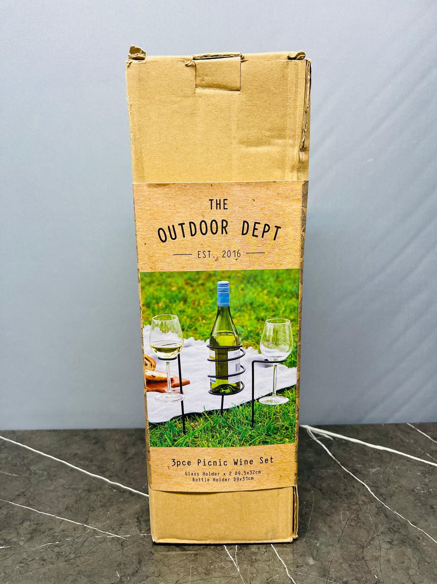 The Outdoor Dept. Picnic Bottle & Glass Holder