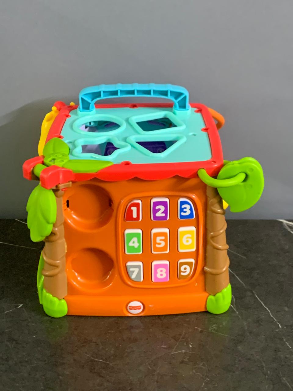Mattel Fisher-Price Learning Box with 4 shapes SKU:BXL-804 (Rs 450 advance)