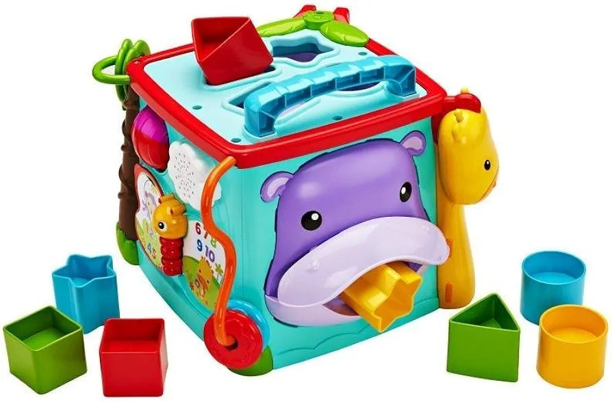 Mattel Fisher-Price Learning Box with 4 shapes SKU:BXL-804 (Rs 450 advance)