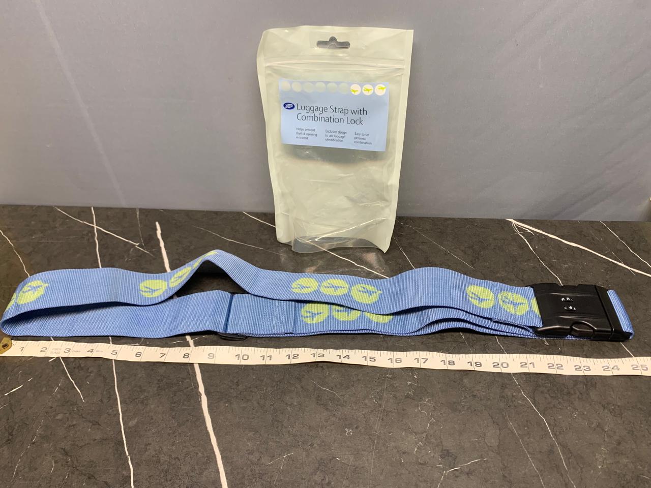 Boots Luggage Strap with Combination Lock. SKU:BXL-023