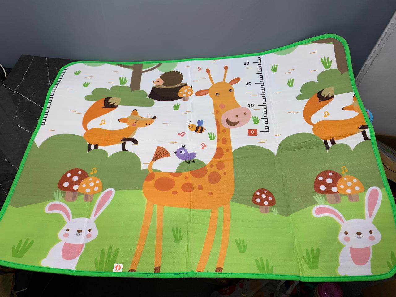 Double-Sided Educational Play Mat