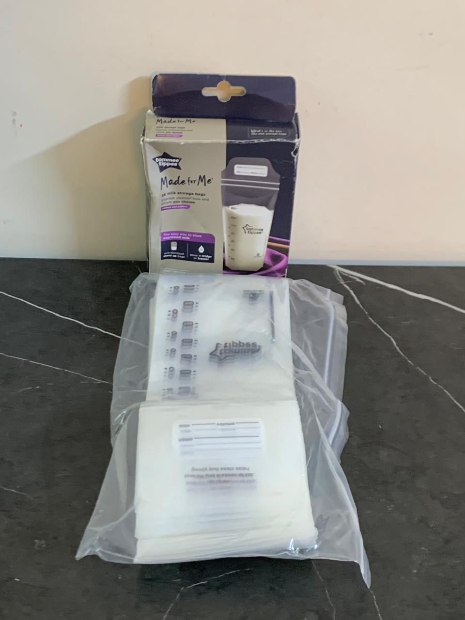 Tommee Tippee Milk Storage Bags (35 Pieces). SKU:BXL-114 (Rs 300 advance)