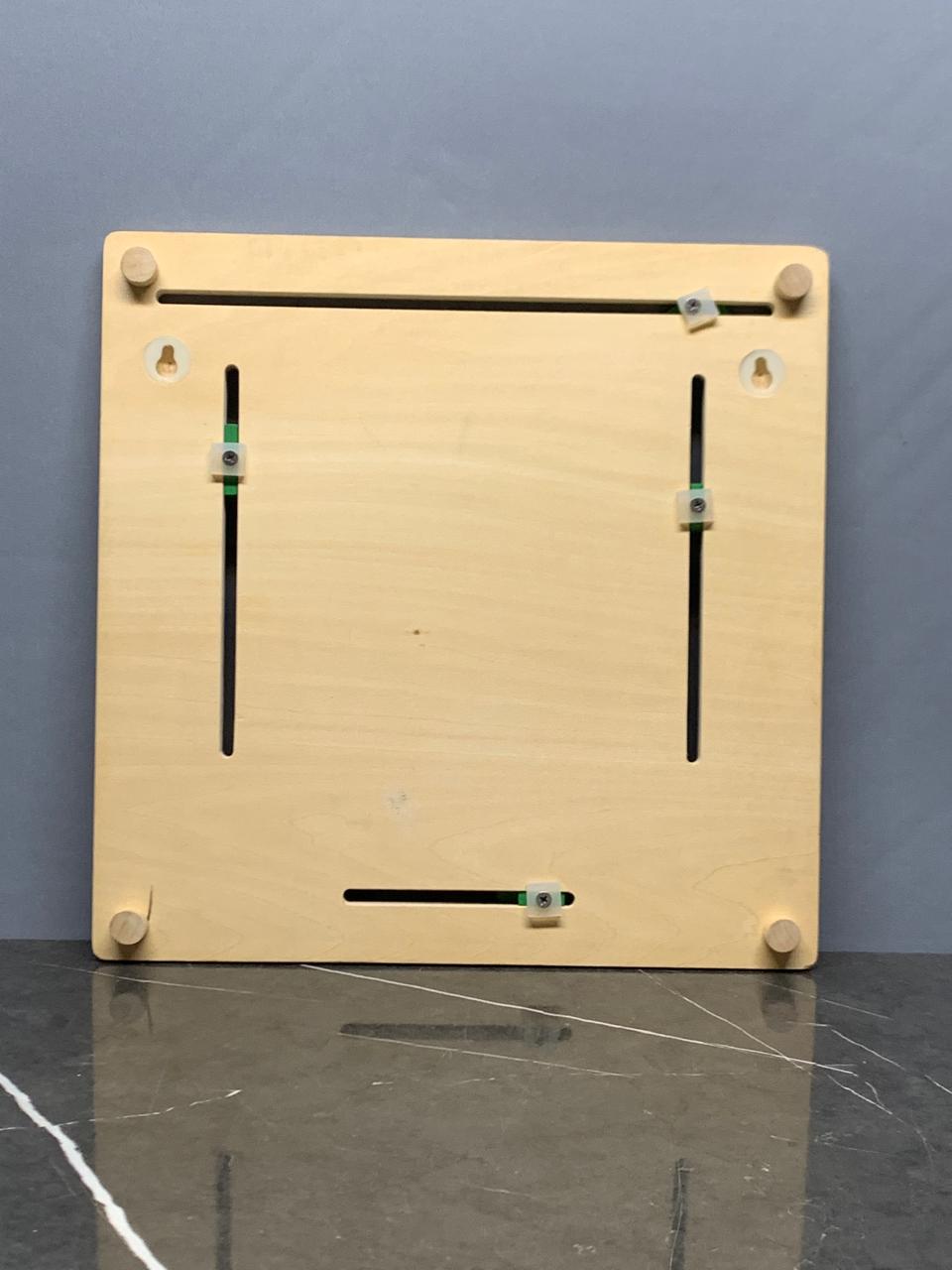 Wooden Calendar And Clock