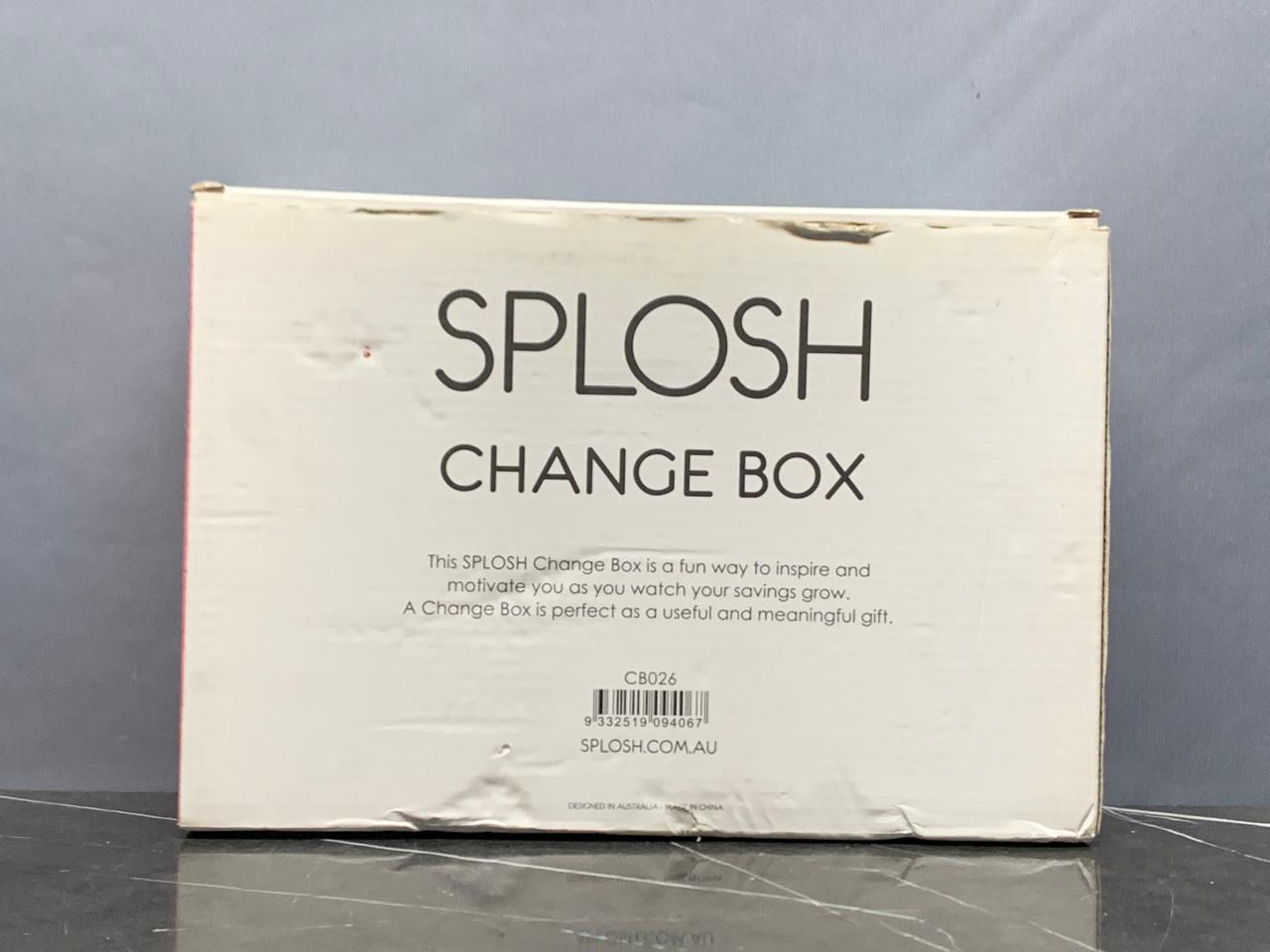 Splosh Split Money Box - Hers and His. (New)(only for isb, rwp). SKU:BXL-071