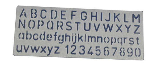 Lettering Stencil.