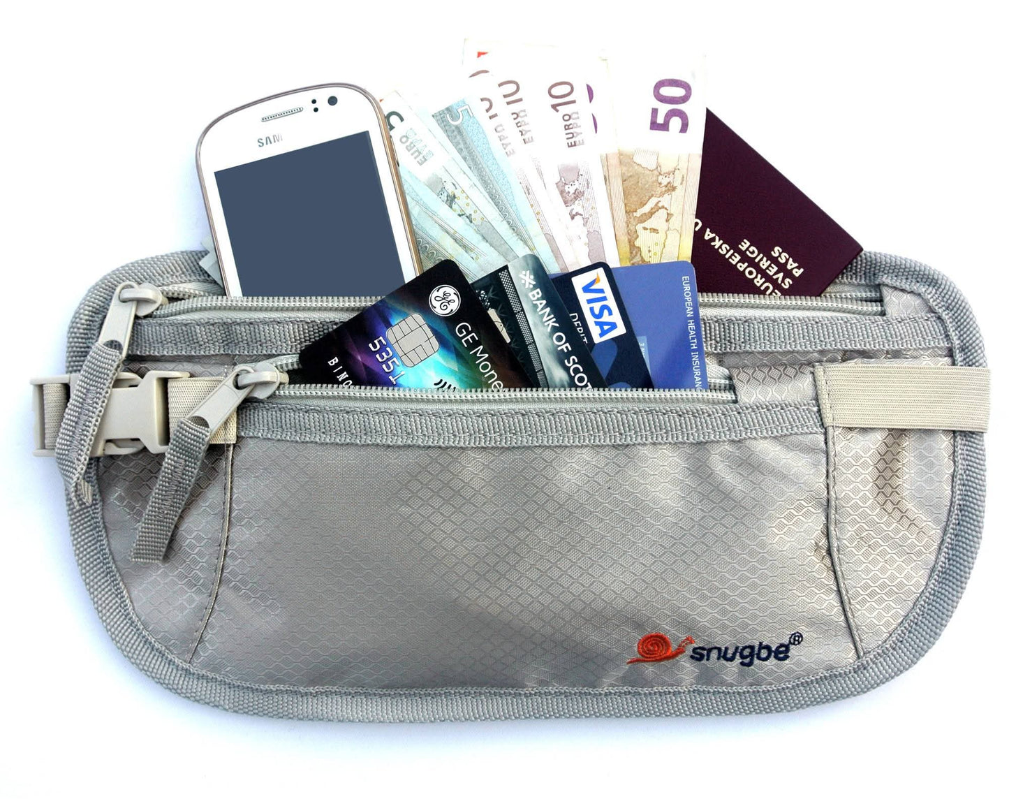 Snugbe RFID Block Money Belt. SKU:BXL-119