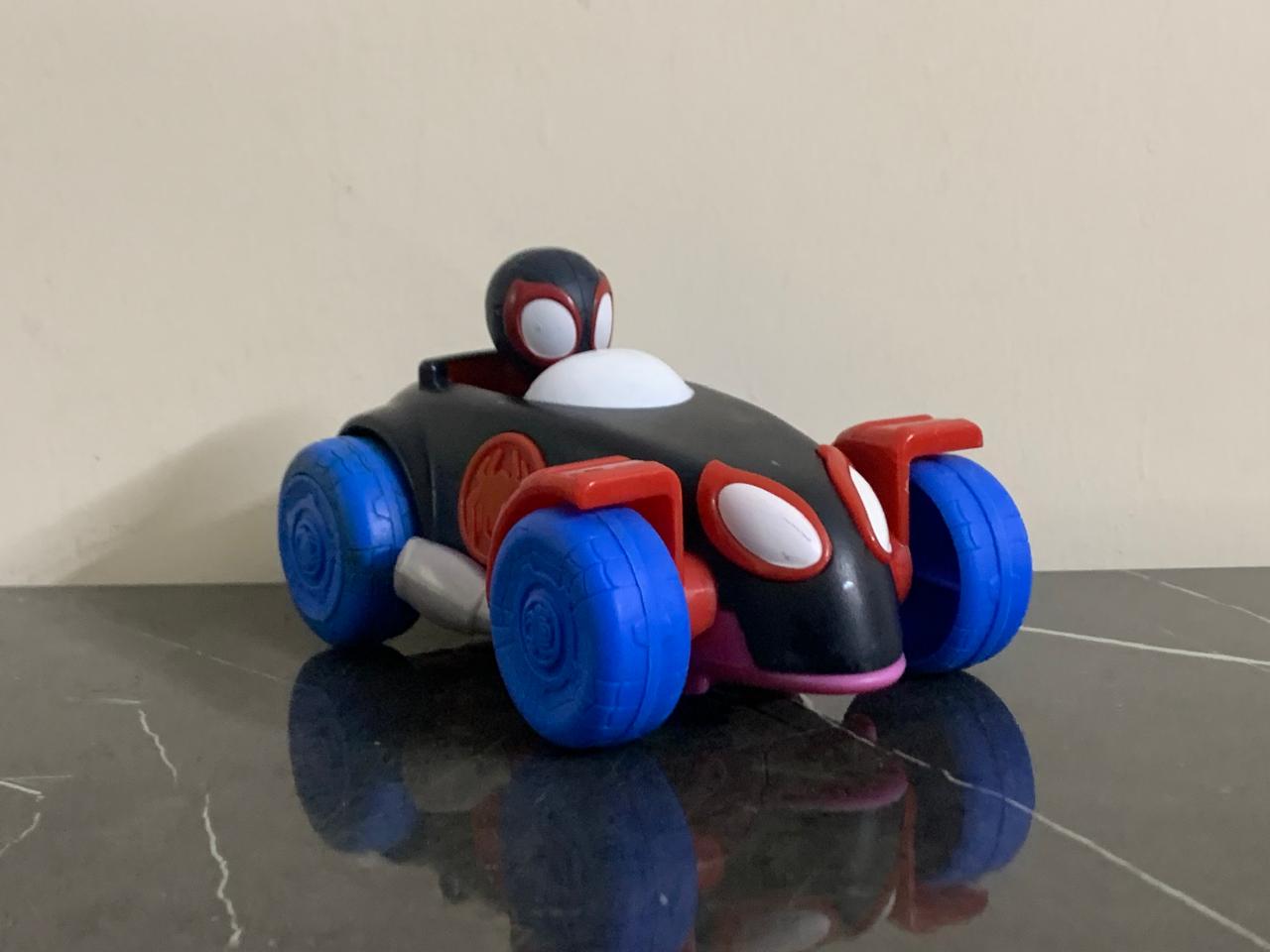 Marvel Spidey and His Amazing Friends Ghost Spider Webbed Wheelies Pull Back Vehicle. SKU:BXL-050