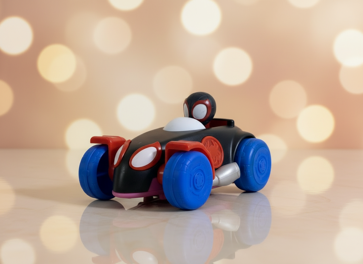 Marvel Spidey and His Amazing Friends Ghost Spider Webbed Wheelies Pull Back Vehicle. SKU:BXL-050