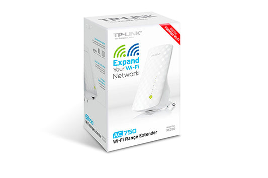 TP-Link RE200 AC750 Wi-Fi Range Extender.