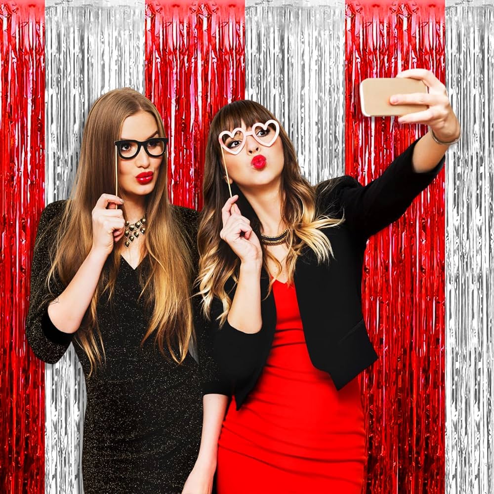 Let's Party" Photo Booth Props Kit.