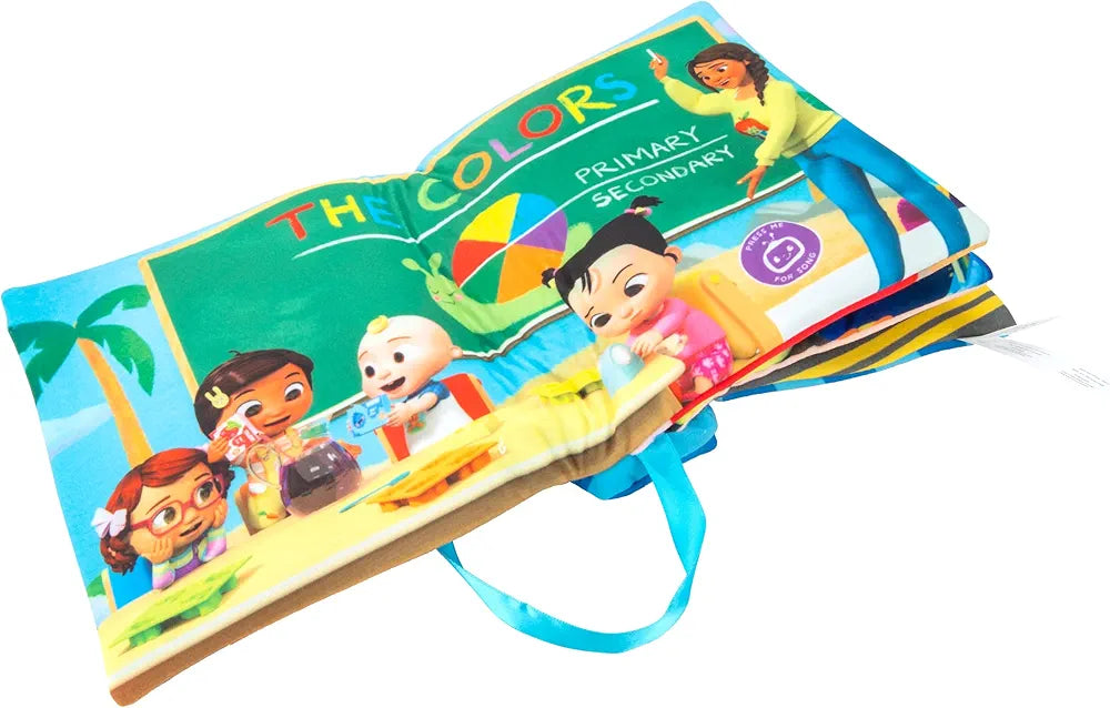 Cocomelon Nursery Rhyme Singing Time Plush Book. (Music is working on 2 pages) SKU:BXL-059