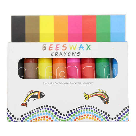 Beeswax Crayons 8 pack (new)
