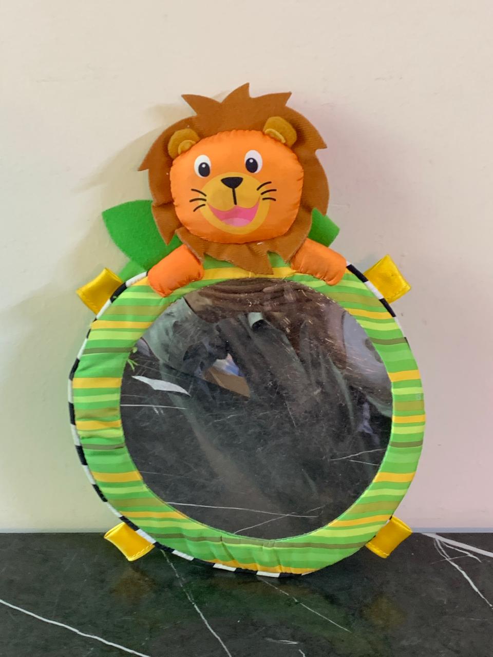Plush Lion Baby Mirror.  SKU:BXL-116