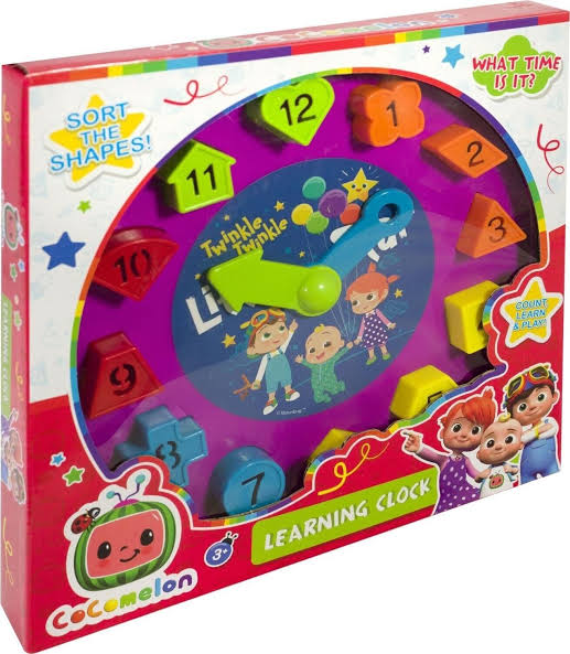 Sinco Creations Cocomelon Learning Clock Toy.