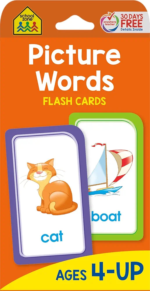 Picture Words Flash Cards.
