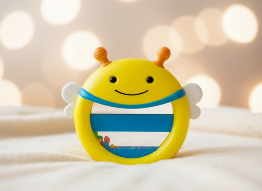 Skip Hop Explore & More Bee Rattle Teether Toy. SKU:BXL-115