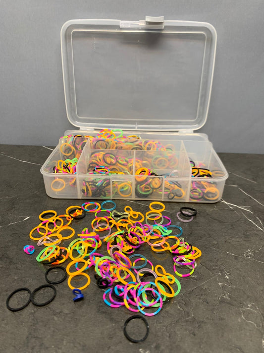 Multi-Color Elastic Band Bracelet Making Kit.