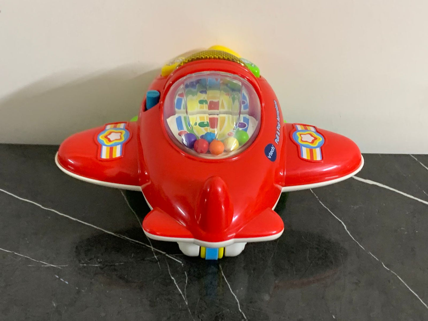 VTech Pull & Pop Airplane. SKU:BXL-048
