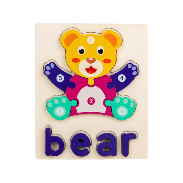 Wooden jigsaw puzzle - Bear.