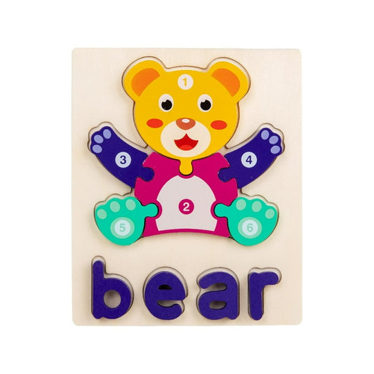 Wooden jigsaw puzzle - Bear.