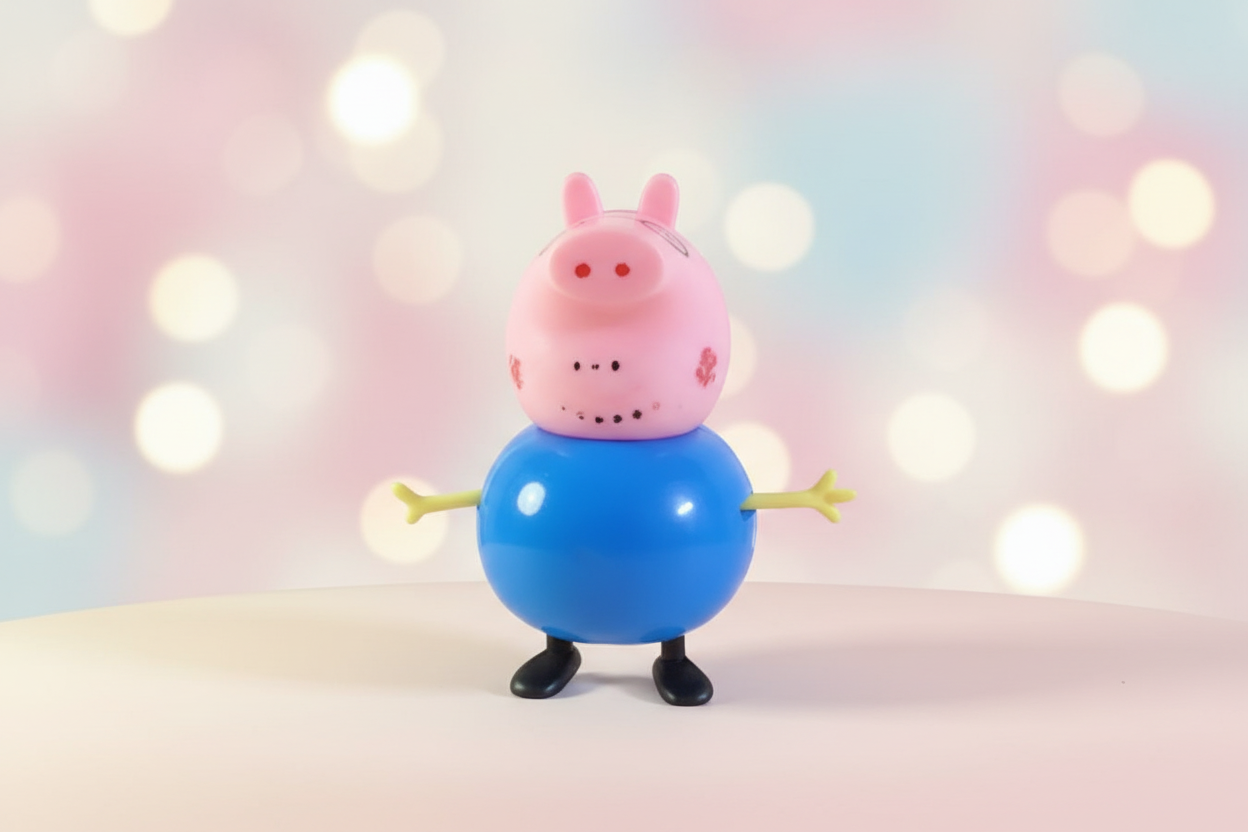 Peppa Pig Daddy Pig Action Figure.  SKU:BXL-032