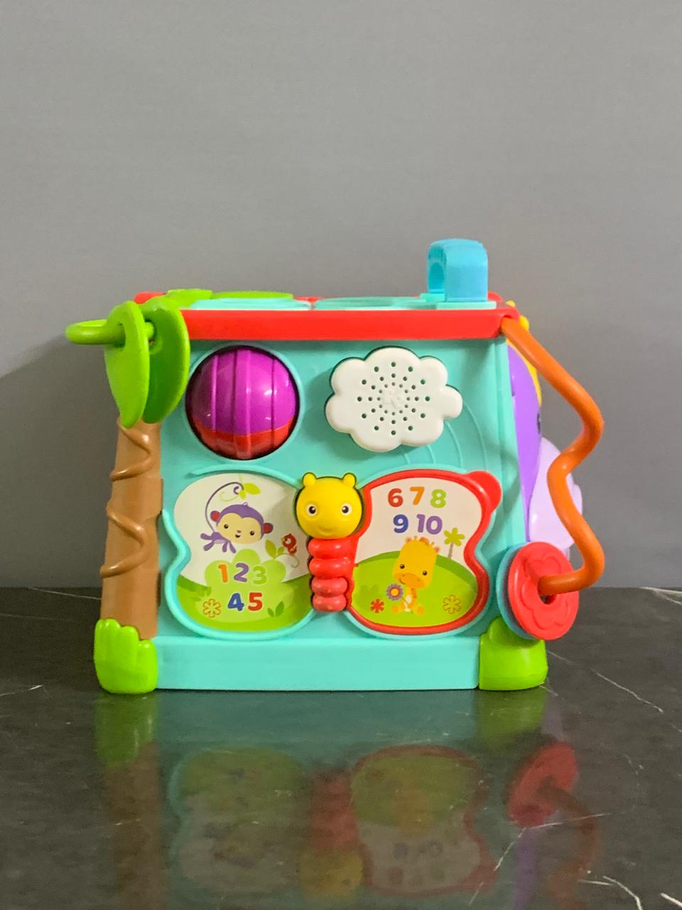 Mattel Fisher-Price Learning Box with 4 shapes SKU:BXL-804 (Rs 450 advance)