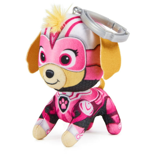 Paw Patrol: The Mighty Movie,  Skye Plush Toy with Keychain. SKU:BXL-086