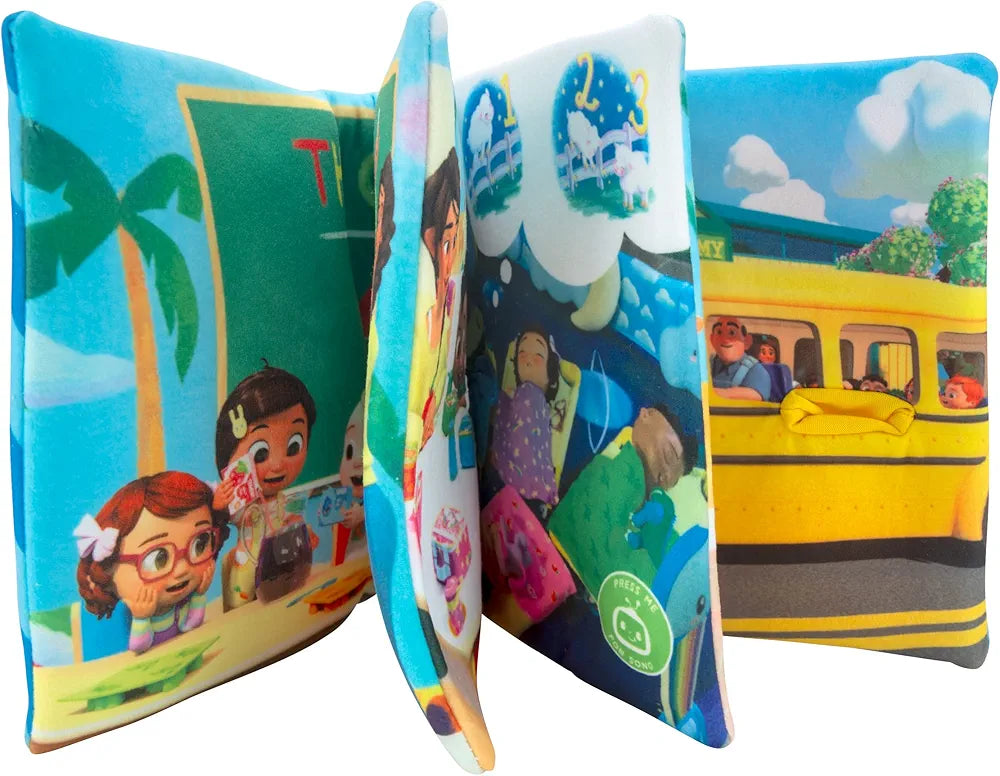 Cocomelon Nursery Rhyme Singing Time Plush Book. (Music is working on 2 pages) SKU:BXL-059