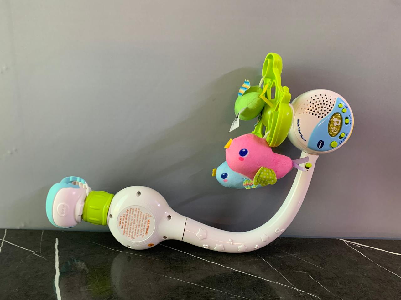 VTech Soothing Songbirds Travel Mobile. SKU:BXL-804 (Rs 450 advance)