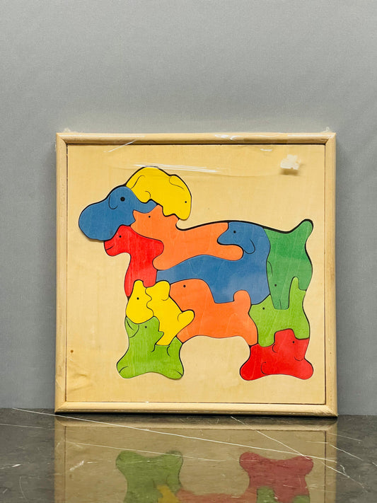 Dog Wooden Jigsaw Puzzle. (New)
