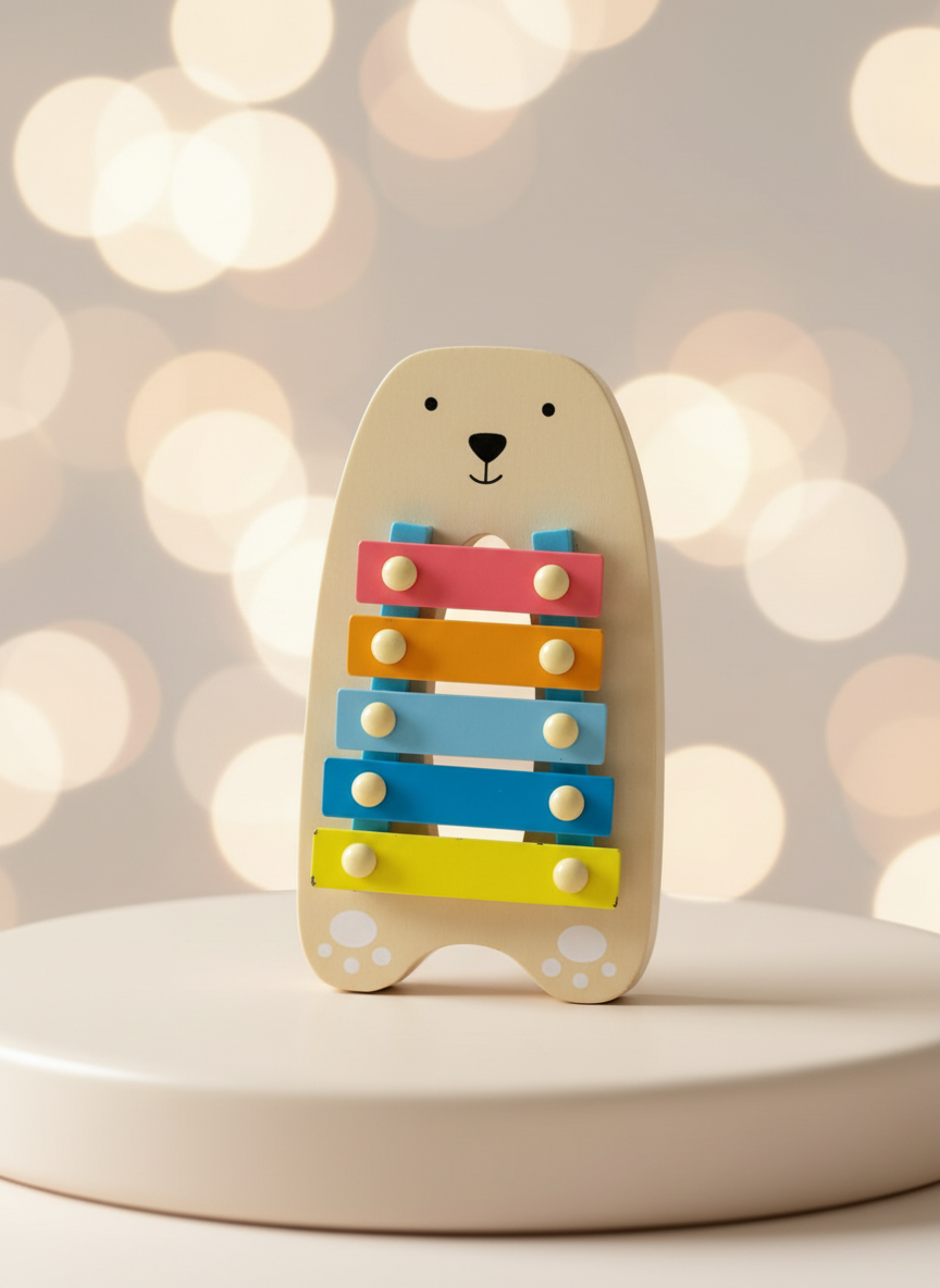 Wooden Toy Xylophone. (Without Mallet) SKU:BXL-121