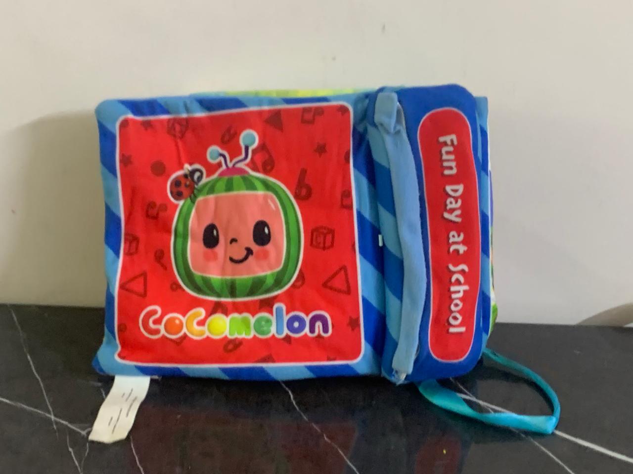 Cocomelon Nursery Rhyme Singing Time Plush Book. (Music is working on 2 pages) SKU:BXL-059