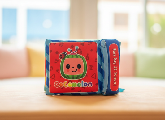 Cocomelon Nursery Rhyme Singing Time Plush Book. (Music is working on 2 pages) SKU:BXL-059