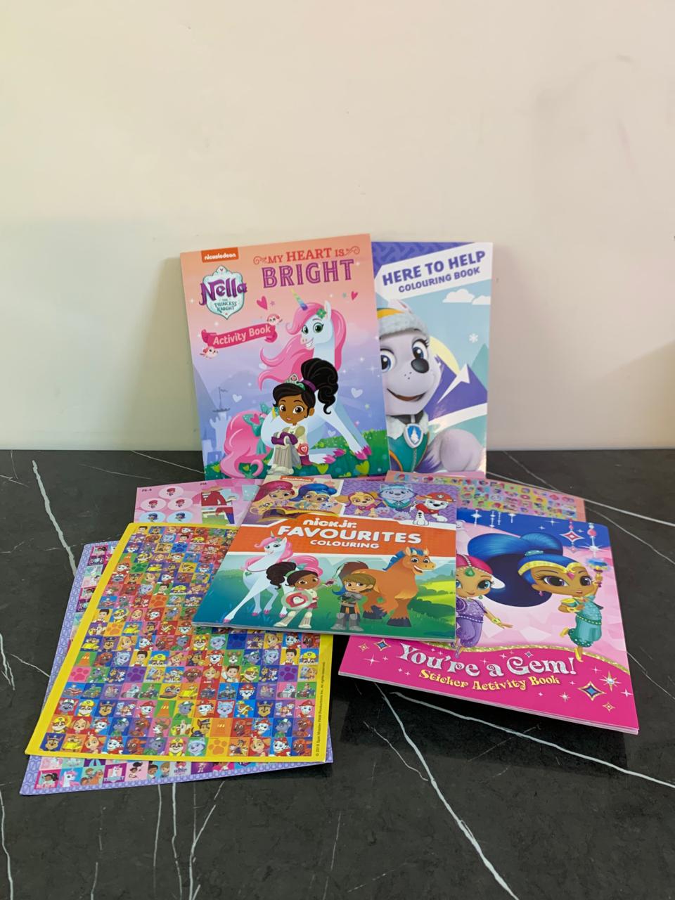 Nickelodeon Nick Jr. Favourites Activity Case. (4 books) SKU:BXL-112