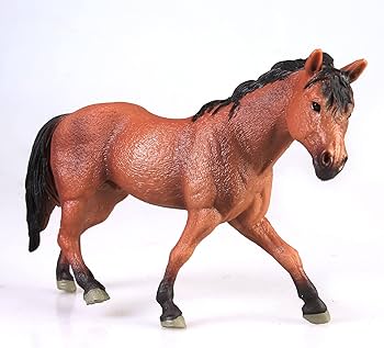 Mojo Fun Buckskin Quarter Horse Toy Figurine. SKU:BXL-033
