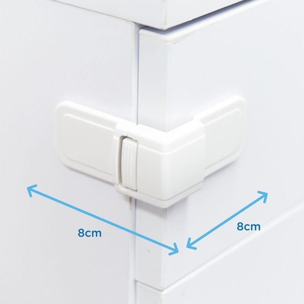 Perma Child Safety Adhesive Corner Locks.(4x) SKU:BXL-118