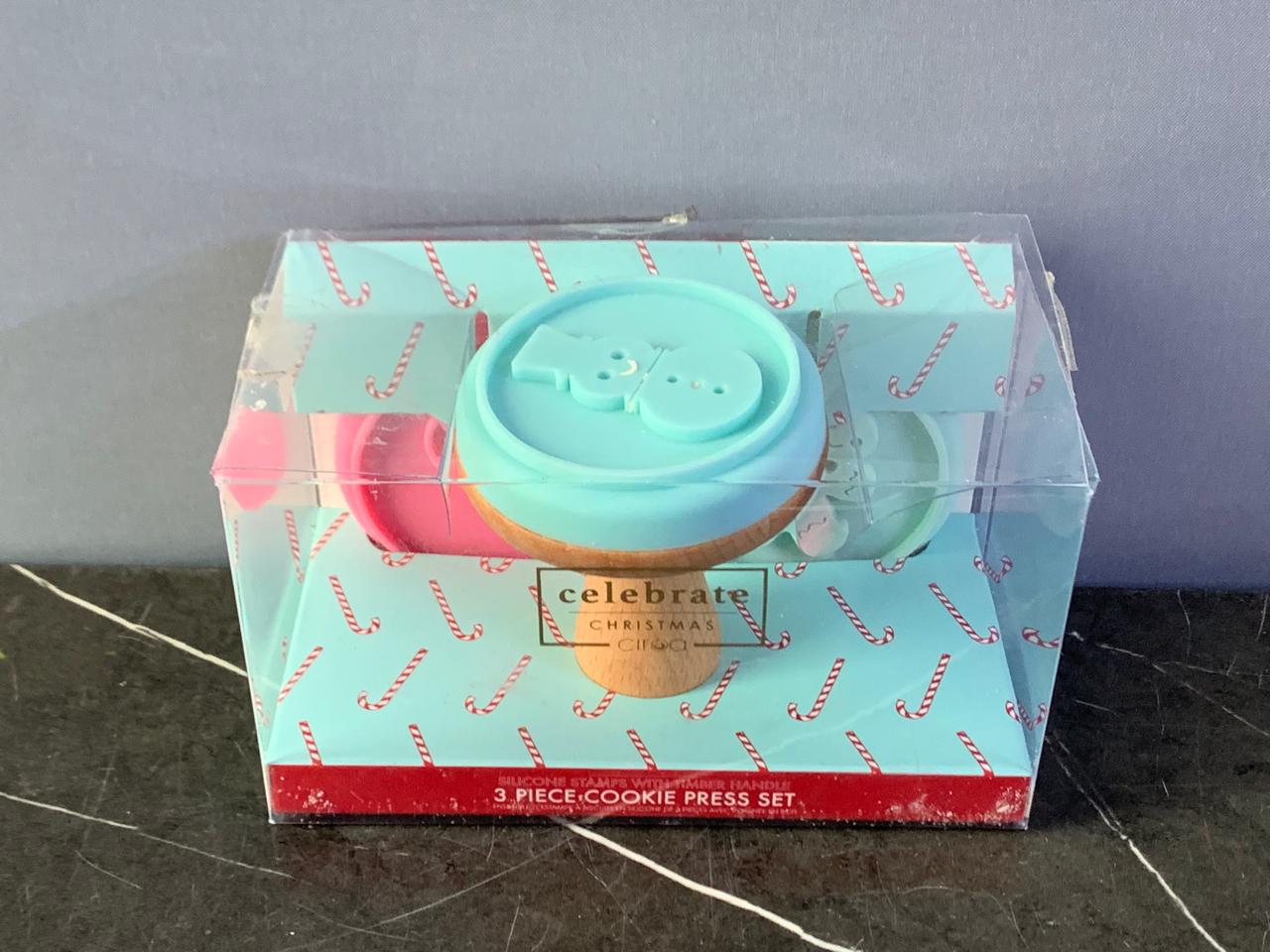 3-piece Cookie Press Set. SKU:BXL-046 (new)