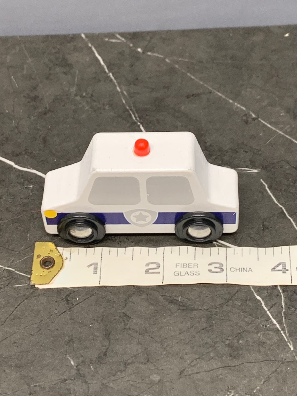 Fisher-Price Wooden Police Car.